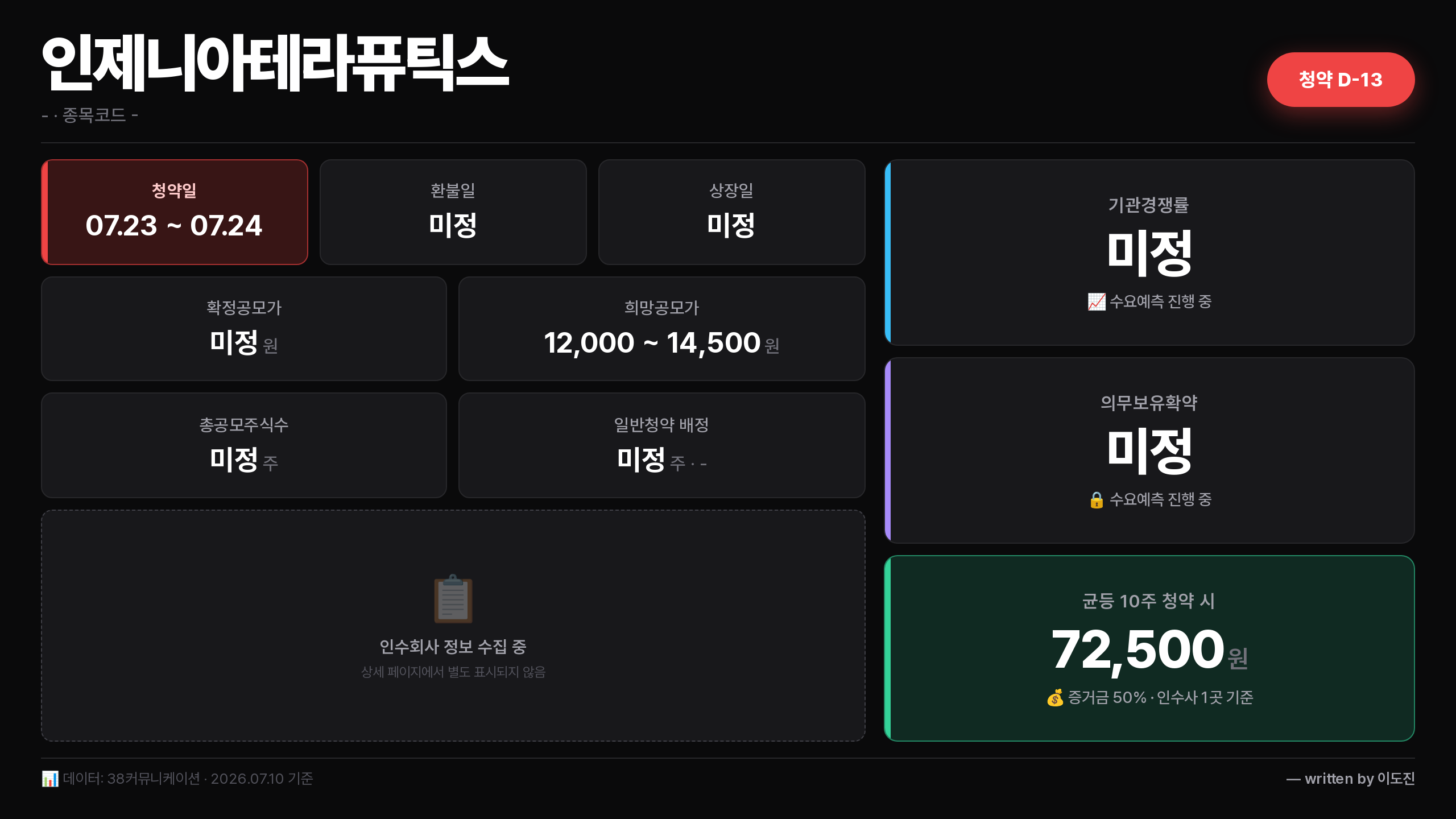 인제니아테라퓨틱스